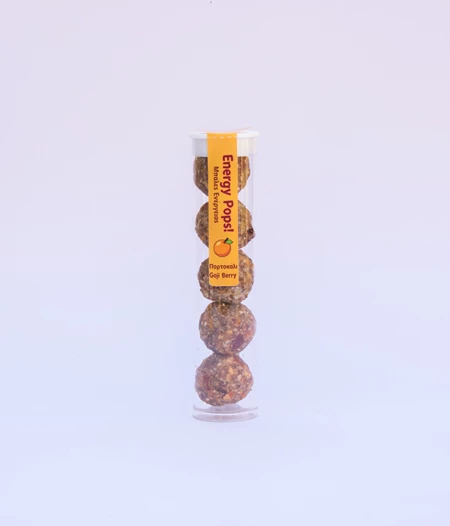 Energy pops Orange-Goji Berry